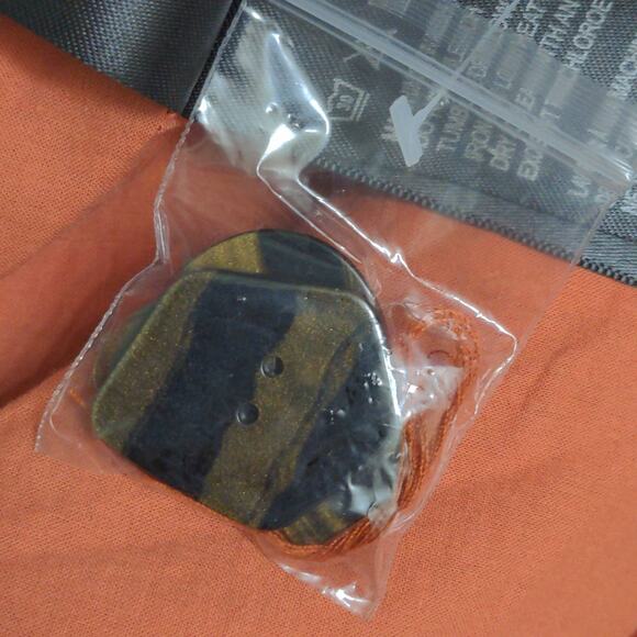 Farm Rio Womens Blazer Jacket Brown Rust Buttons Pockets 100% Linen Collar M New - Picture 5 of 15